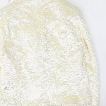Womens UK Size M Wallis Ivory Jacket