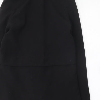 Mango Womens Black Overcoat Coat Size XS