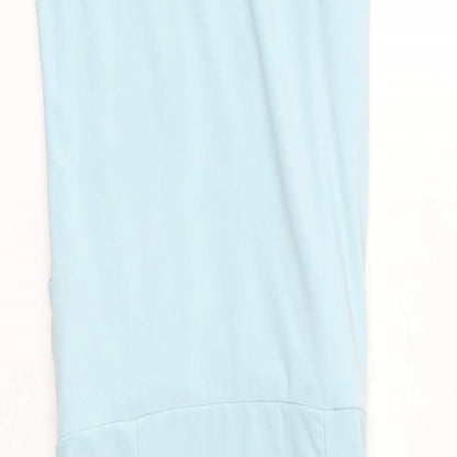 Missguided Womens Blue Polyester Bodycon Size 4 V-Neck