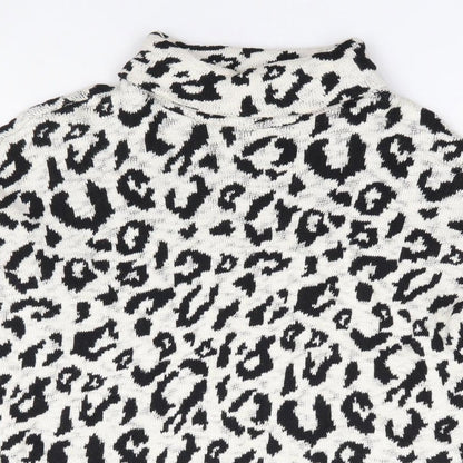 Womens UK Size 8 Topshop Black Pullover Jumper