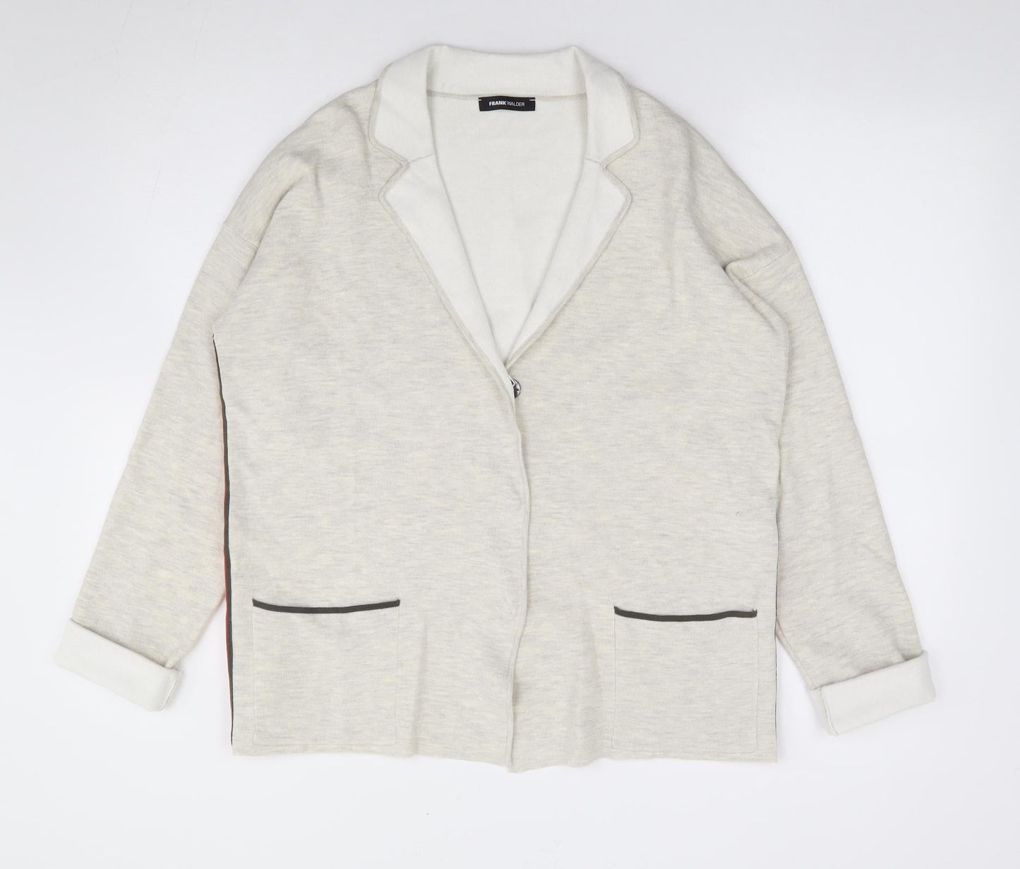 Womens UK Size 14 FRANK WALDER Beige Jacket