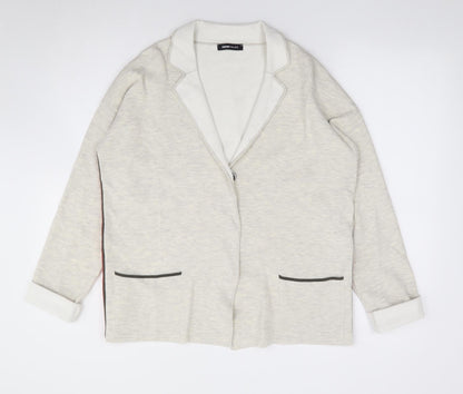 Womens UK Size 14 FRANK WALDER Beige Jacket