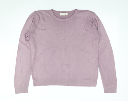 Womens UK Size L Bonmarché Purple Pullover Jumper
