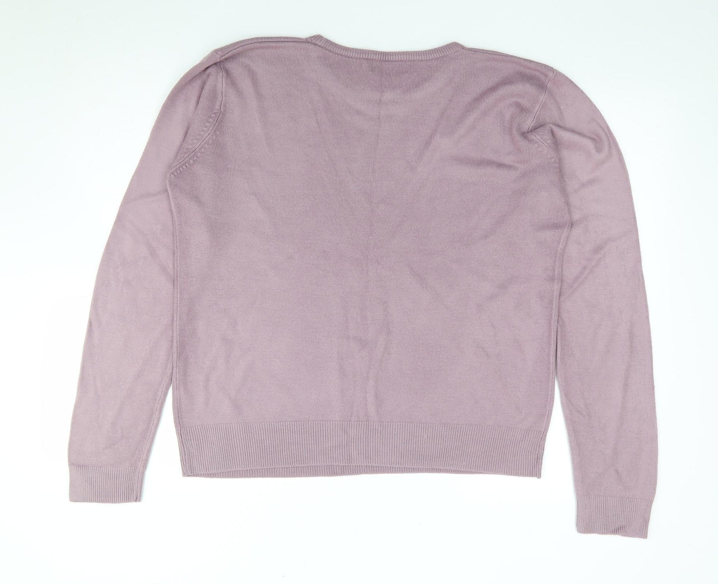 Womens UK Size L Bonmarché Purple Pullover Jumper