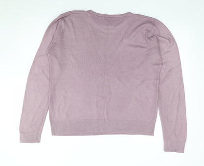 Womens UK Size L Bonmarché Purple Pullover Jumper