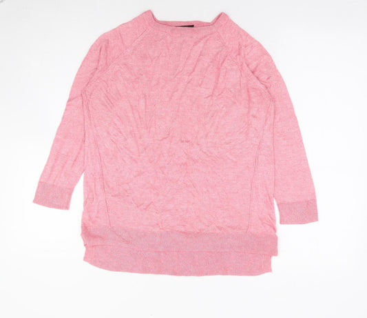 Womens UK Size 14 Warehouse Pink Pullover Jumper