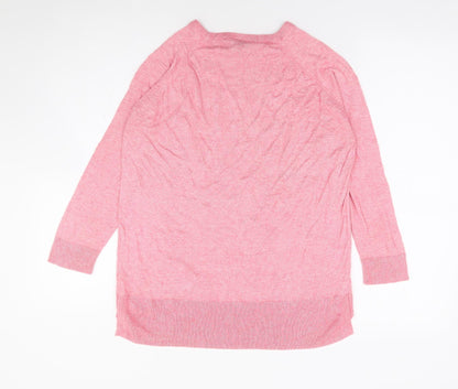 Womens UK Size 14 Warehouse Pink Pullover Jumper