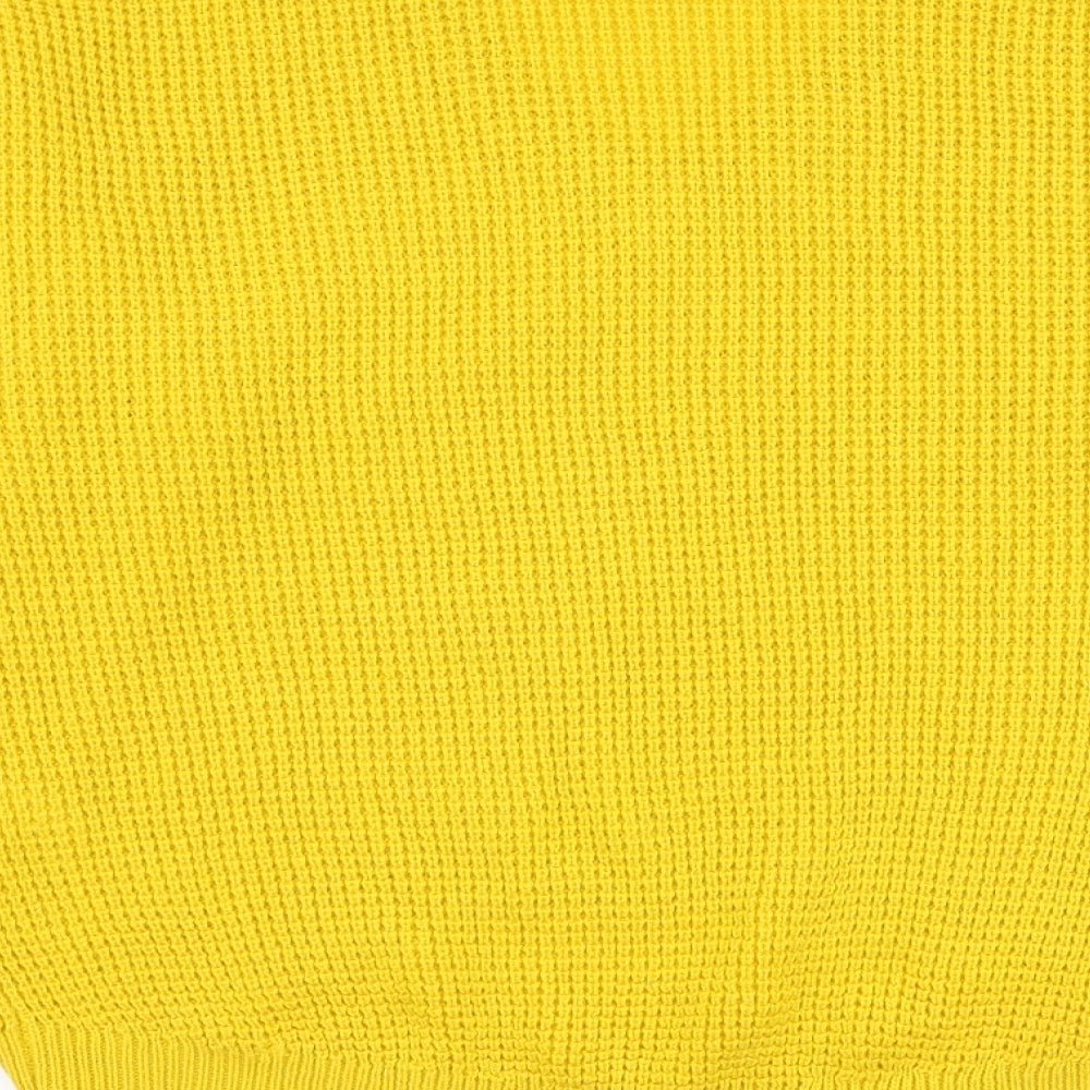 Womens UK Size S Vera Moda Yellow Pullover Jumper