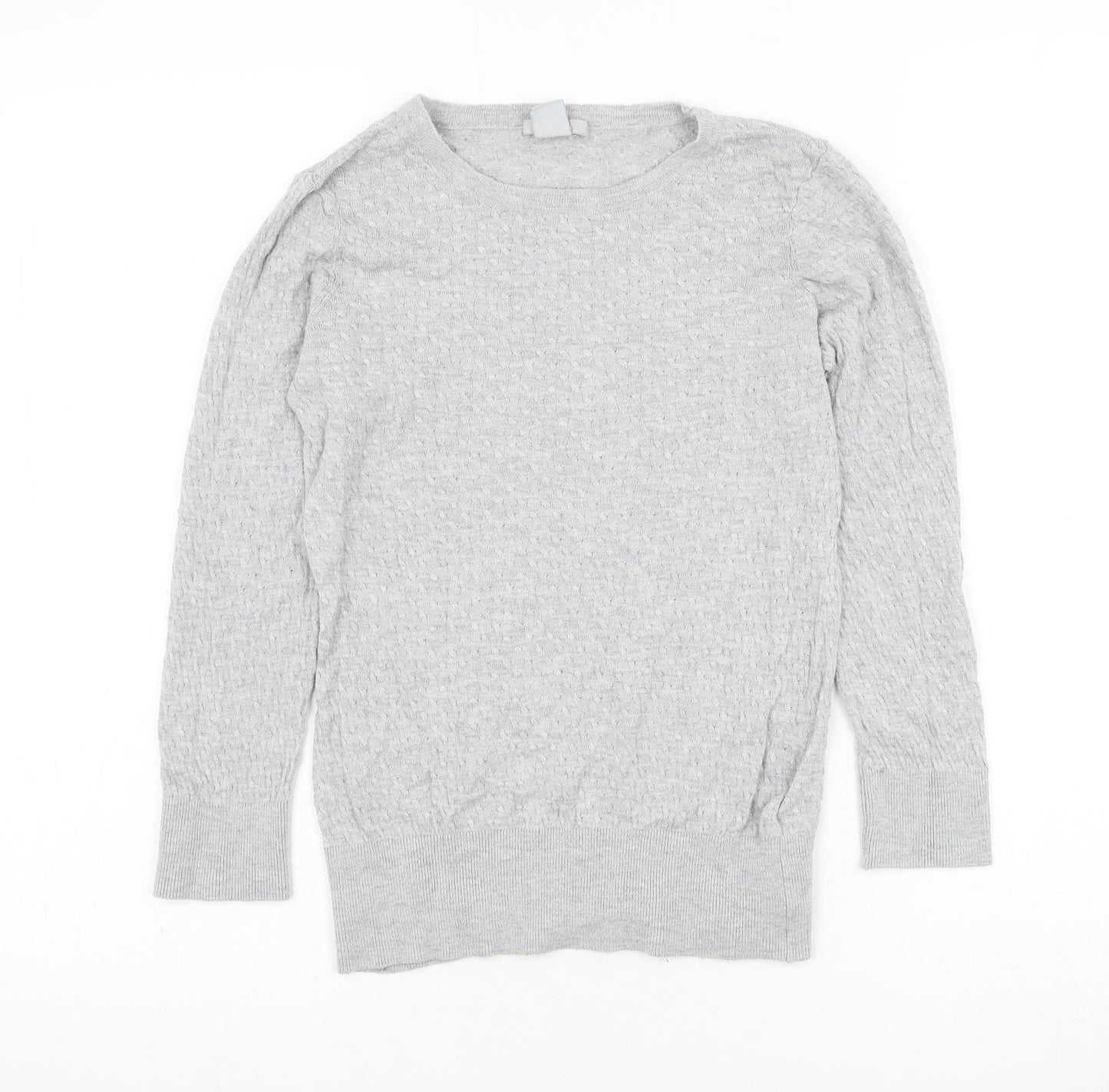 Womens UK Size S H&M Grey Pullover Jumper