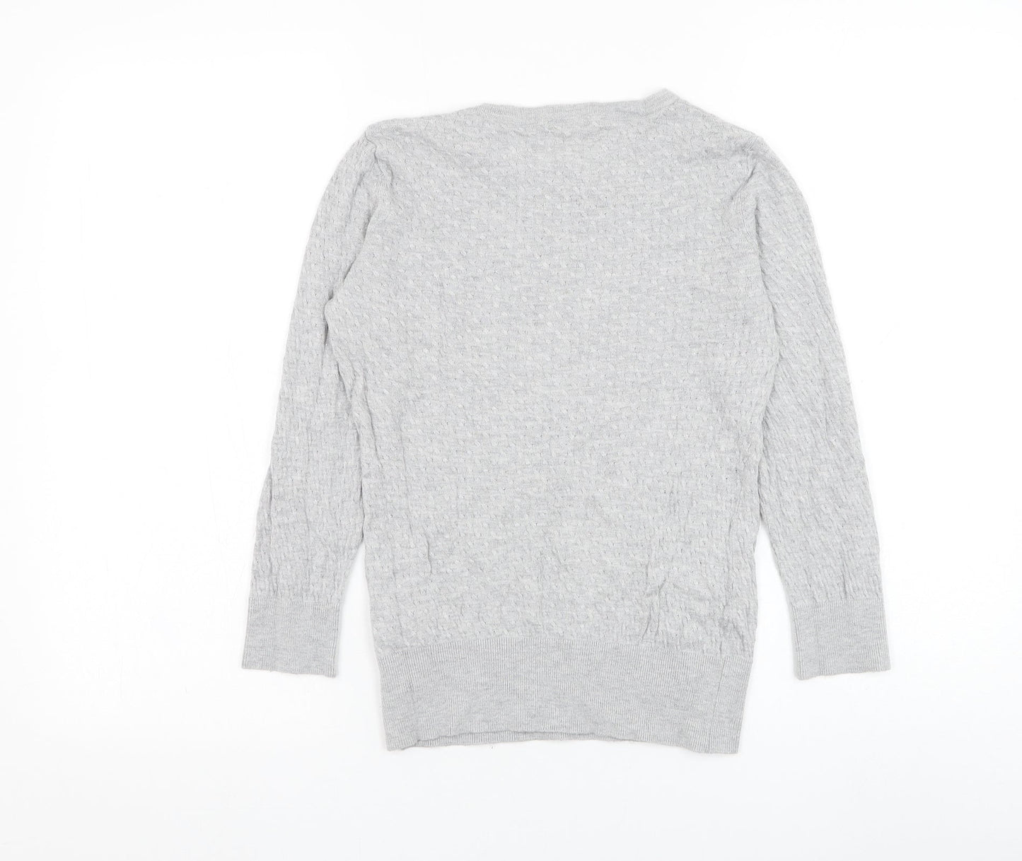 Womens UK Size S H&M Grey Pullover Jumper