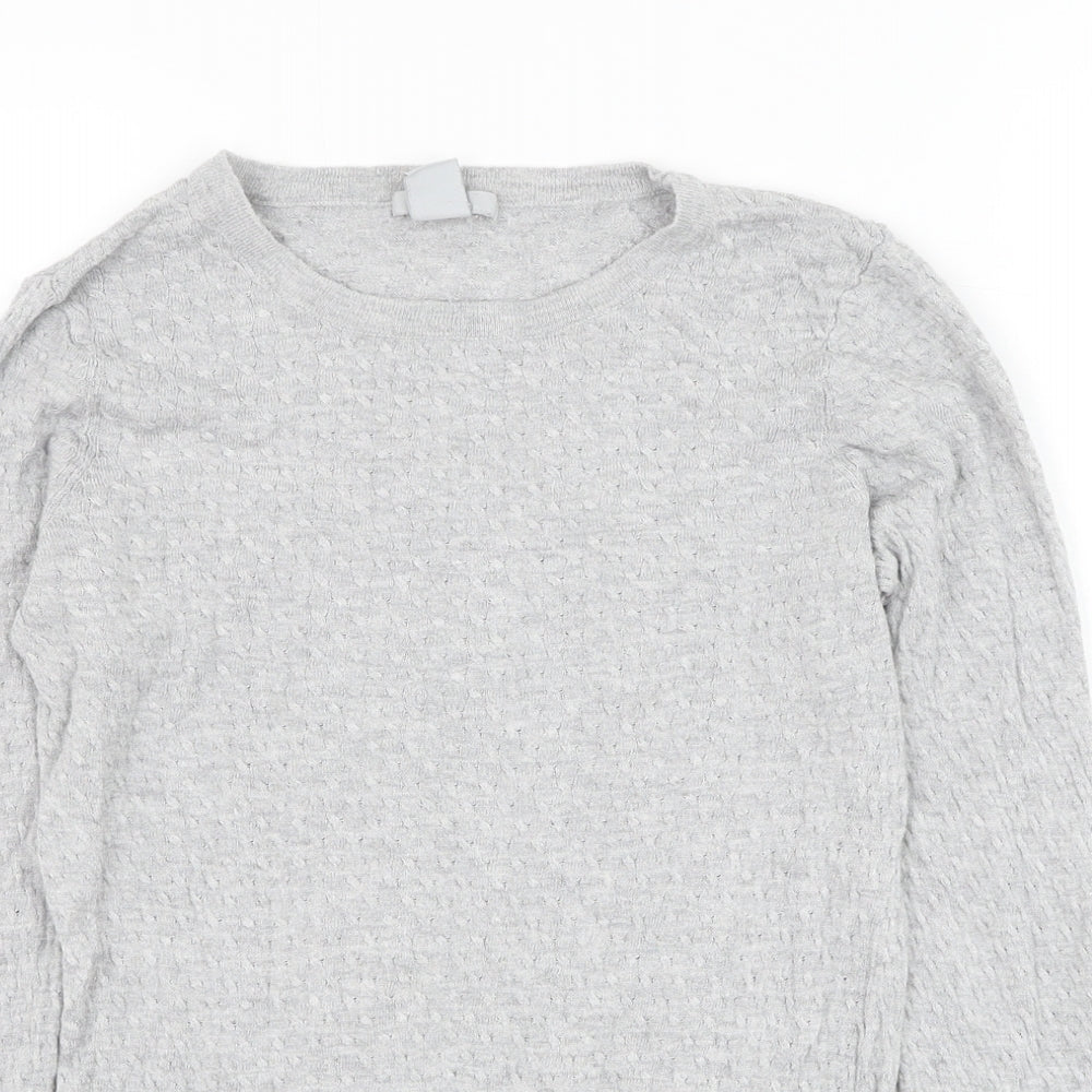 Womens UK Size S H&M Grey Pullover Jumper
