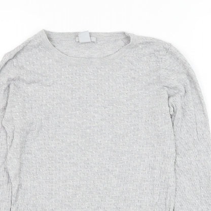 Womens UK Size S H&M Grey Pullover Jumper