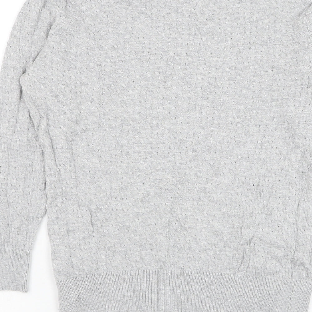 Womens UK Size S H&M Grey Pullover Jumper