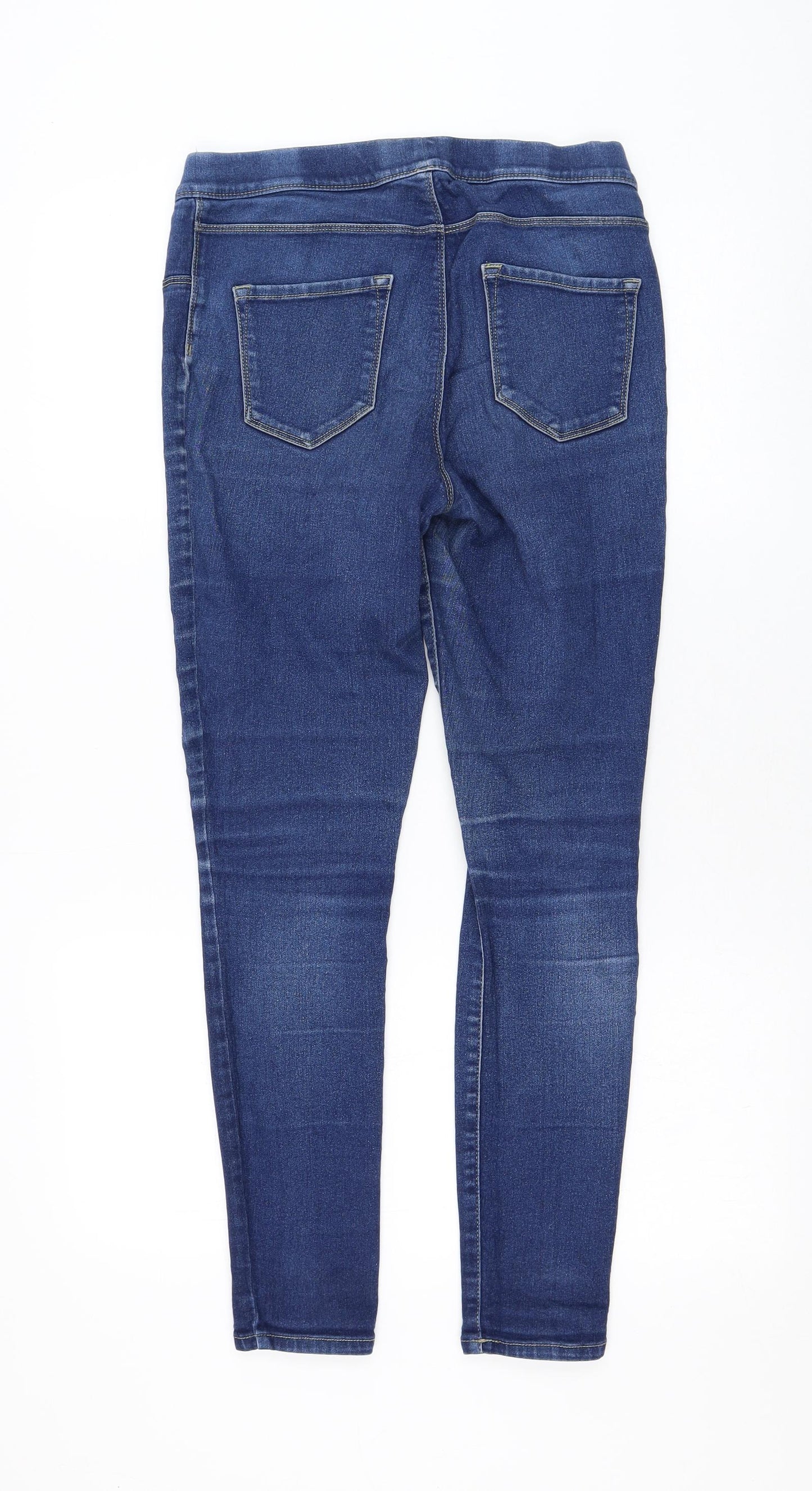 George Womens Blue Cotton Jegging Jeans Size 10 L28 in Regular