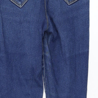 George Womens Blue Cotton Jegging Jeans Size 10 L28 in Regular