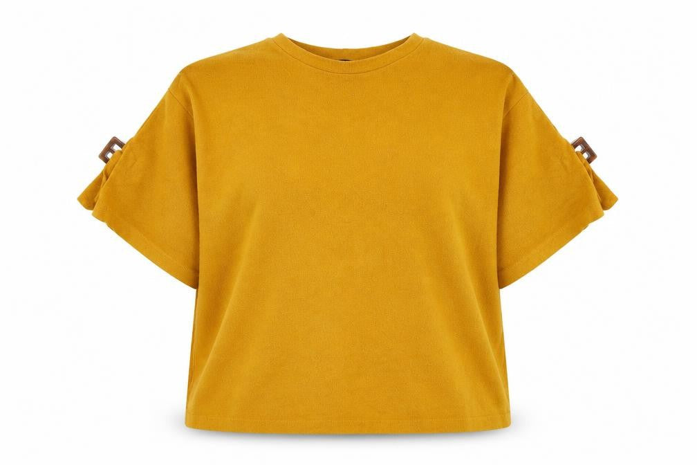 Womens UK Size 12 F&F Yellow Pullover Jumper