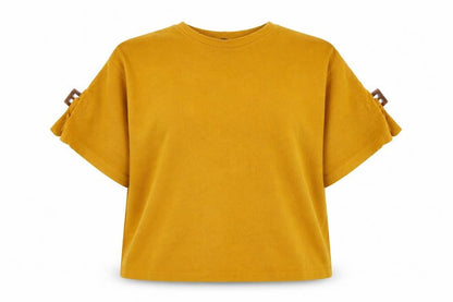 Womens UK Size 12 F&F Yellow Pullover Jumper
