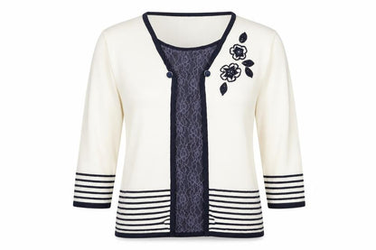 Womens UK Size L Reflect White Pullover Jumper