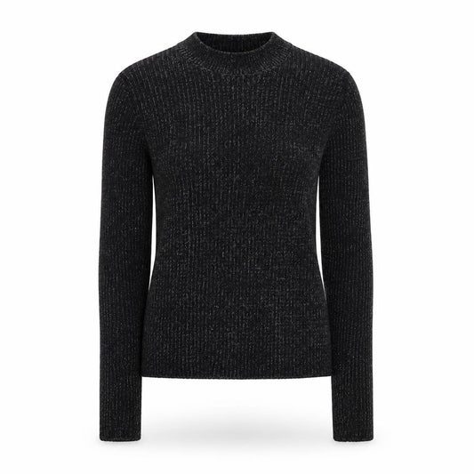 Forever 21 Womens Black Round Neck Polyester Pullover Jumper Size M