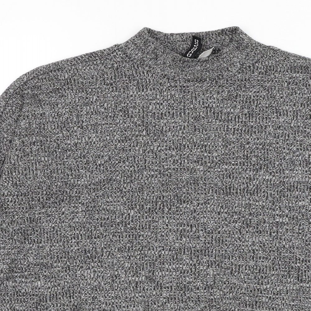 Womens UK Size XS Divided by H&M Grey Pullover Jumper