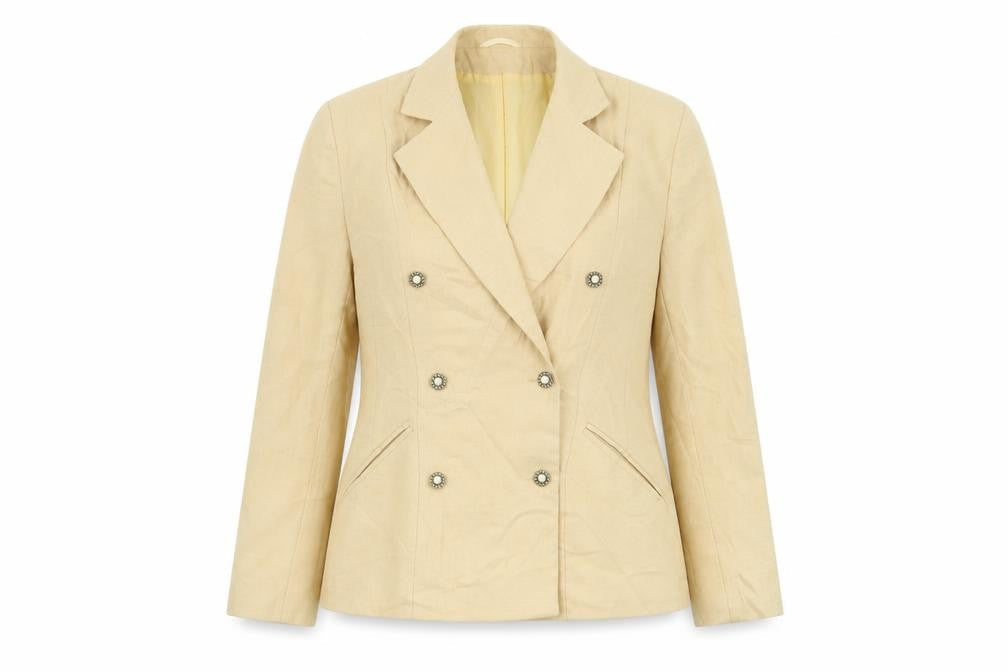 Womens UK Size 10 Anne Brooks Yellow Jacket
