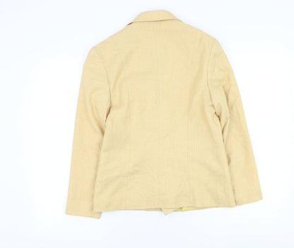 Womens UK Size 10 Anne Brooks Yellow Jacket