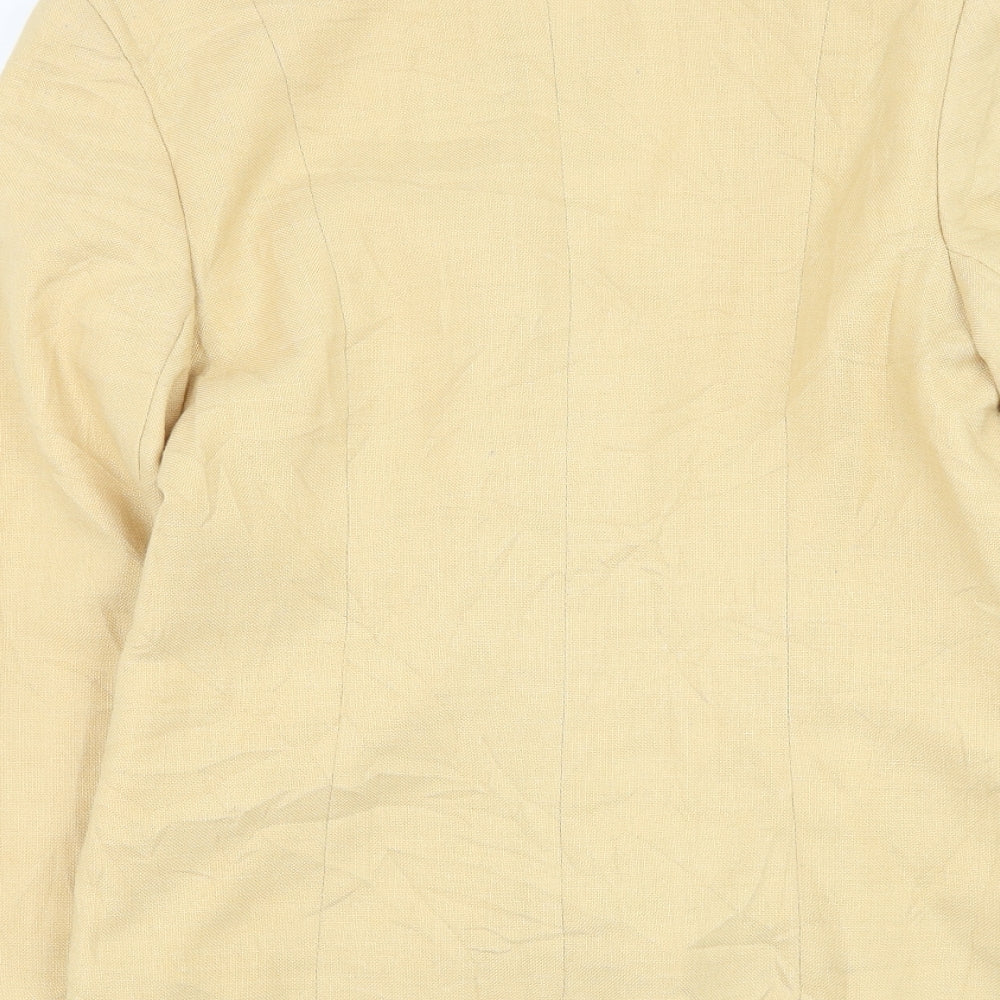 Womens UK Size 10 Anne Brooks Yellow Jacket