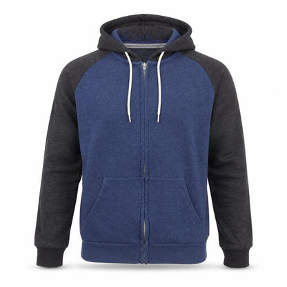Mens UK Size S Preworn Multicoloured Full Zip Hoodie
