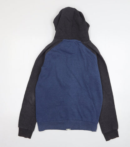 Mens UK Size S Preworn Multicoloured Full Zip Hoodie