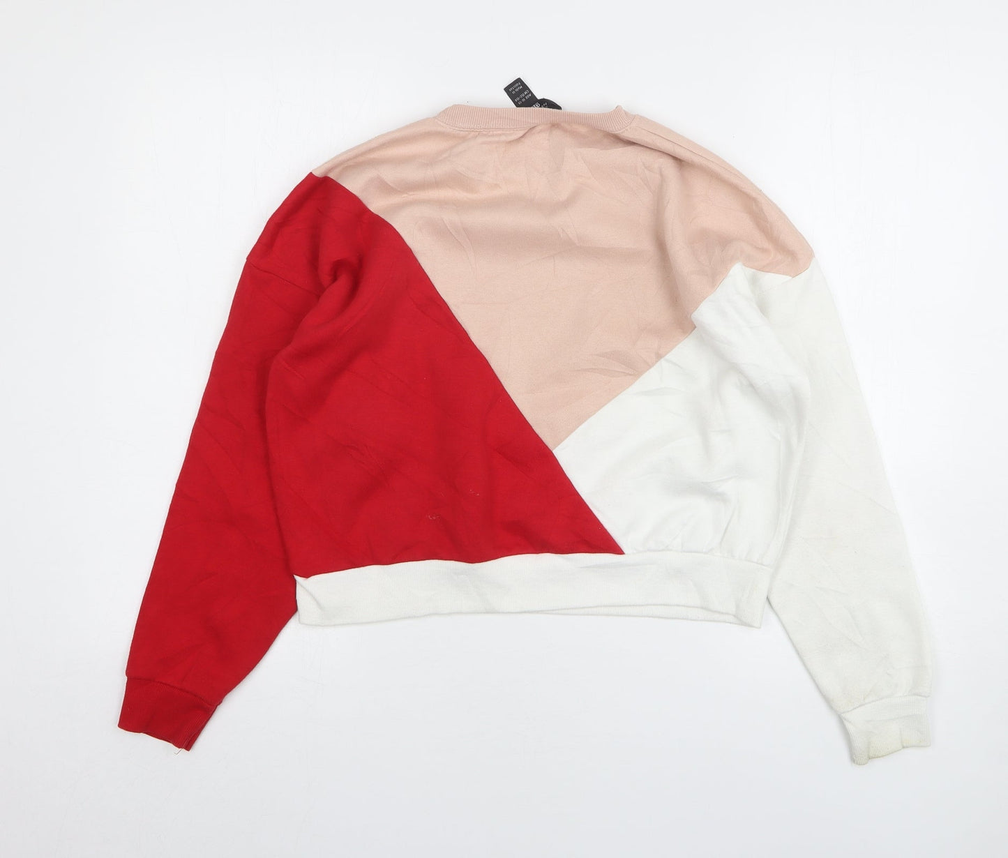 New Look Girls Multicoloured Colourblock Polyester Pullover Sweatshirt Size 12-13 Years