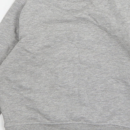 NEXT Boys Grey Cotton Pullover Sweatshirt Size 5 Years