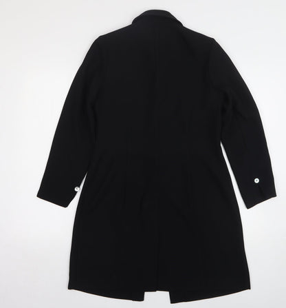 Womens UK Size 8 Richards Black Overcoat