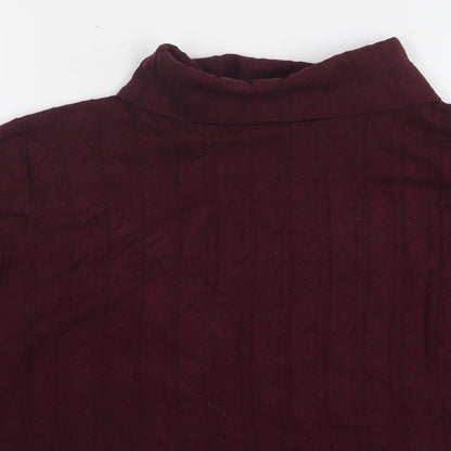 Womens UK Size L New Look Purple Pullover Jumper