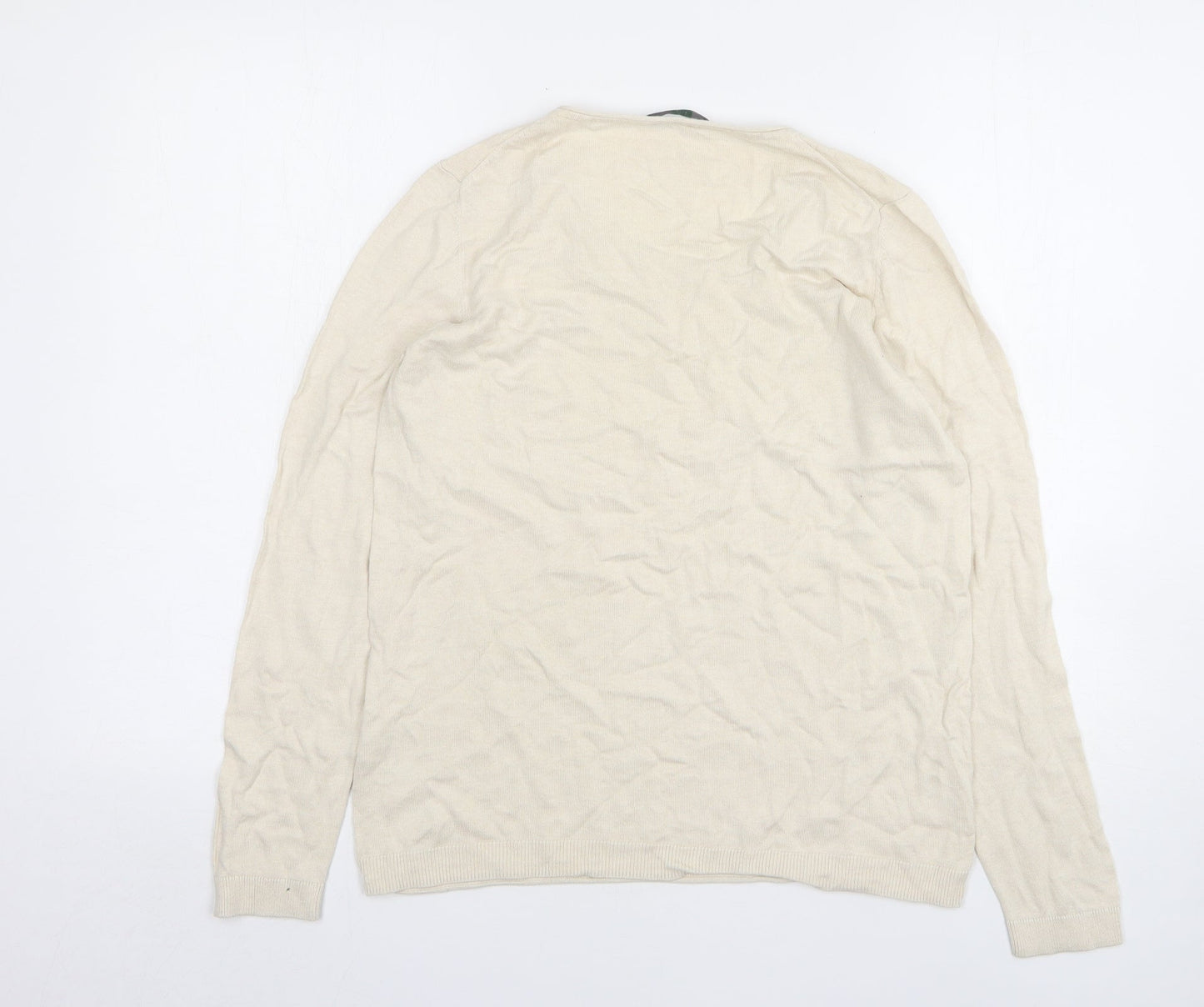 Womens UK Size L EDC Beige Pullover Jumper