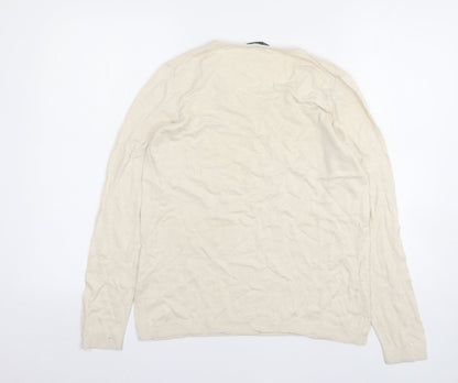 Womens UK Size L EDC Beige Pullover Jumper