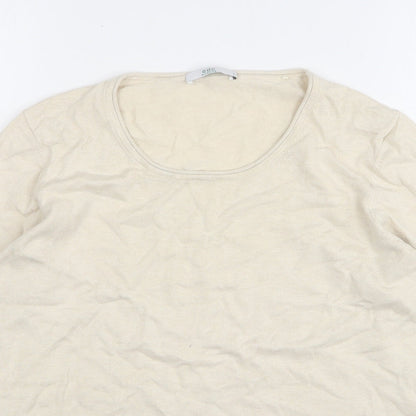 Womens UK Size L EDC Beige Pullover Jumper