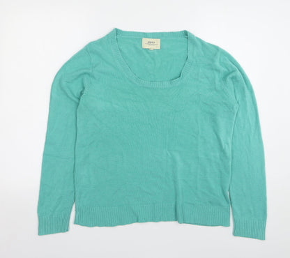 Womens UK Size 16 Papaya Green Pullover Jumper