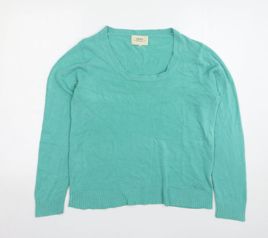 Womens UK Size 16 Papaya Green Pullover Jumper