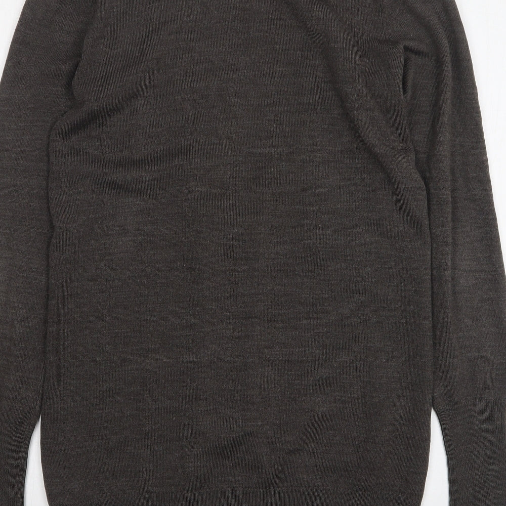 Womens UK Size S H&M Grey Cardigan Jumper