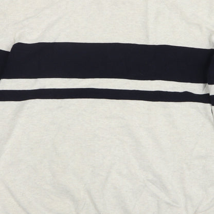 George Womens Beige Round Neck Cotton Pullover Jumper Size 2XL