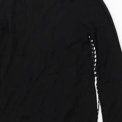 Womens UK Size 8 Papaya Black Pullover Jumper