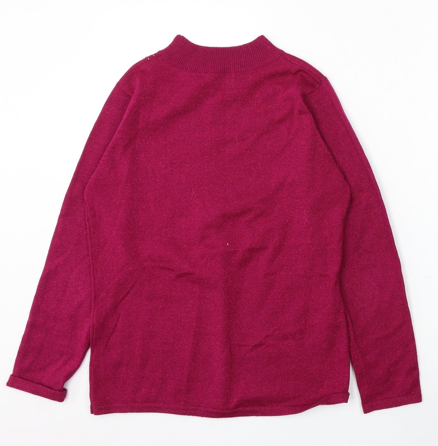 Womens UK Size S Bonmarché Pink Pullover Jumper