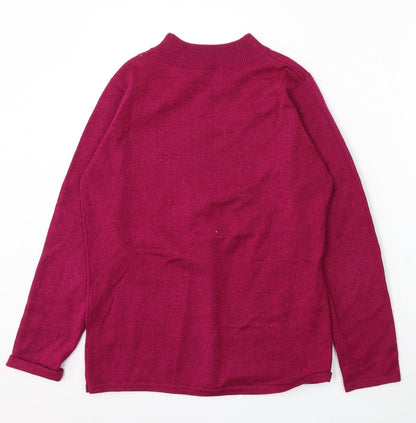 Womens UK Size S Bonmarché Pink Pullover Jumper