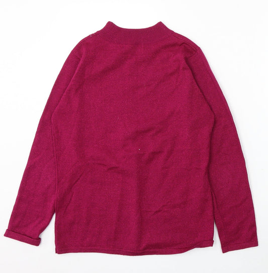 Womens UK Size S Bonmarché Pink Pullover Jumper