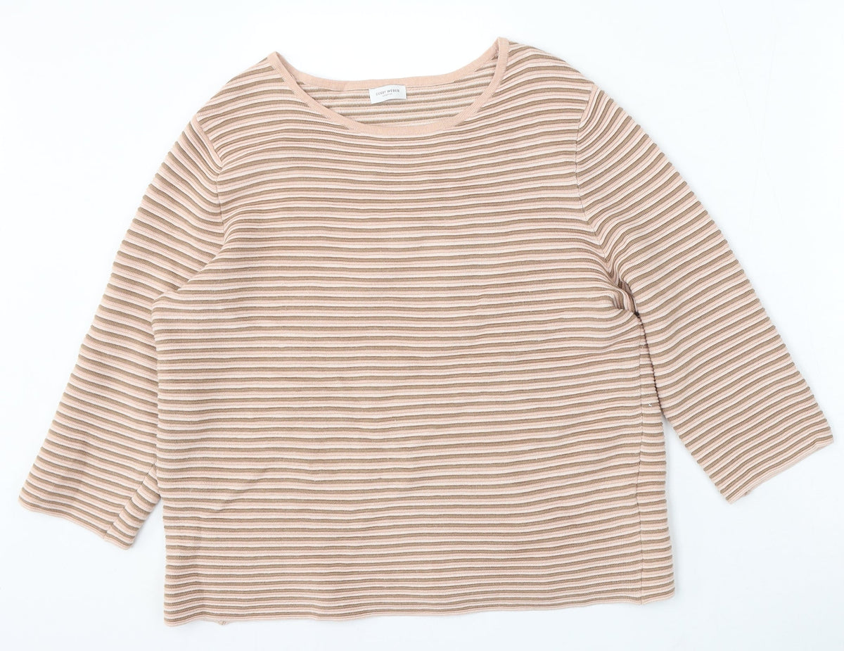 Womens UK Size M Gerry Weber Pink Pullover Jumper
