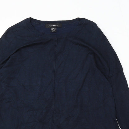 Womens UK Size 10 Atmosphere Blue Pullover Jumper