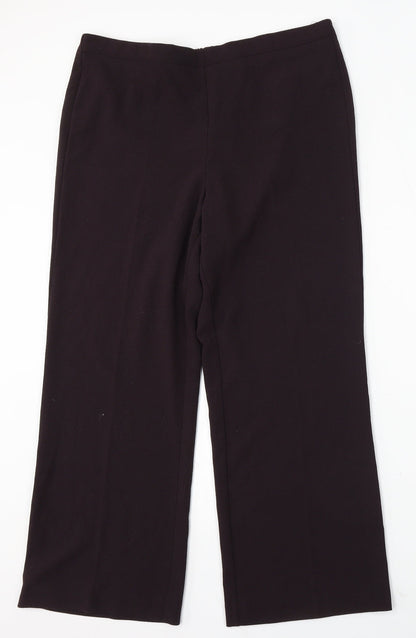 Womens UK Size 14 BHS Regular Fit  Purple Trousers