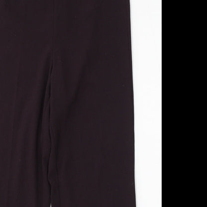Womens UK Size 14 BHS Regular Fit  Purple Trousers