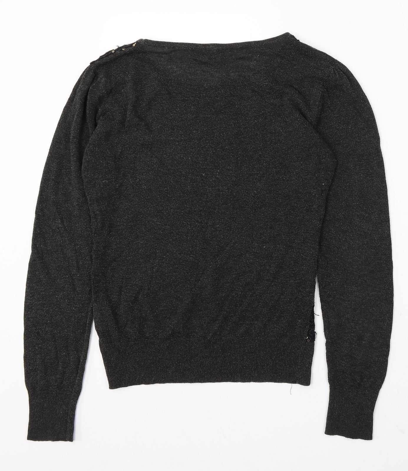 Womens UK Size 14 Miso Grey Pullover Jumper