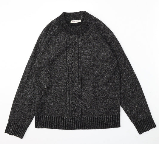 Womens UK Size S Bonmarché Black Pullover Jumper